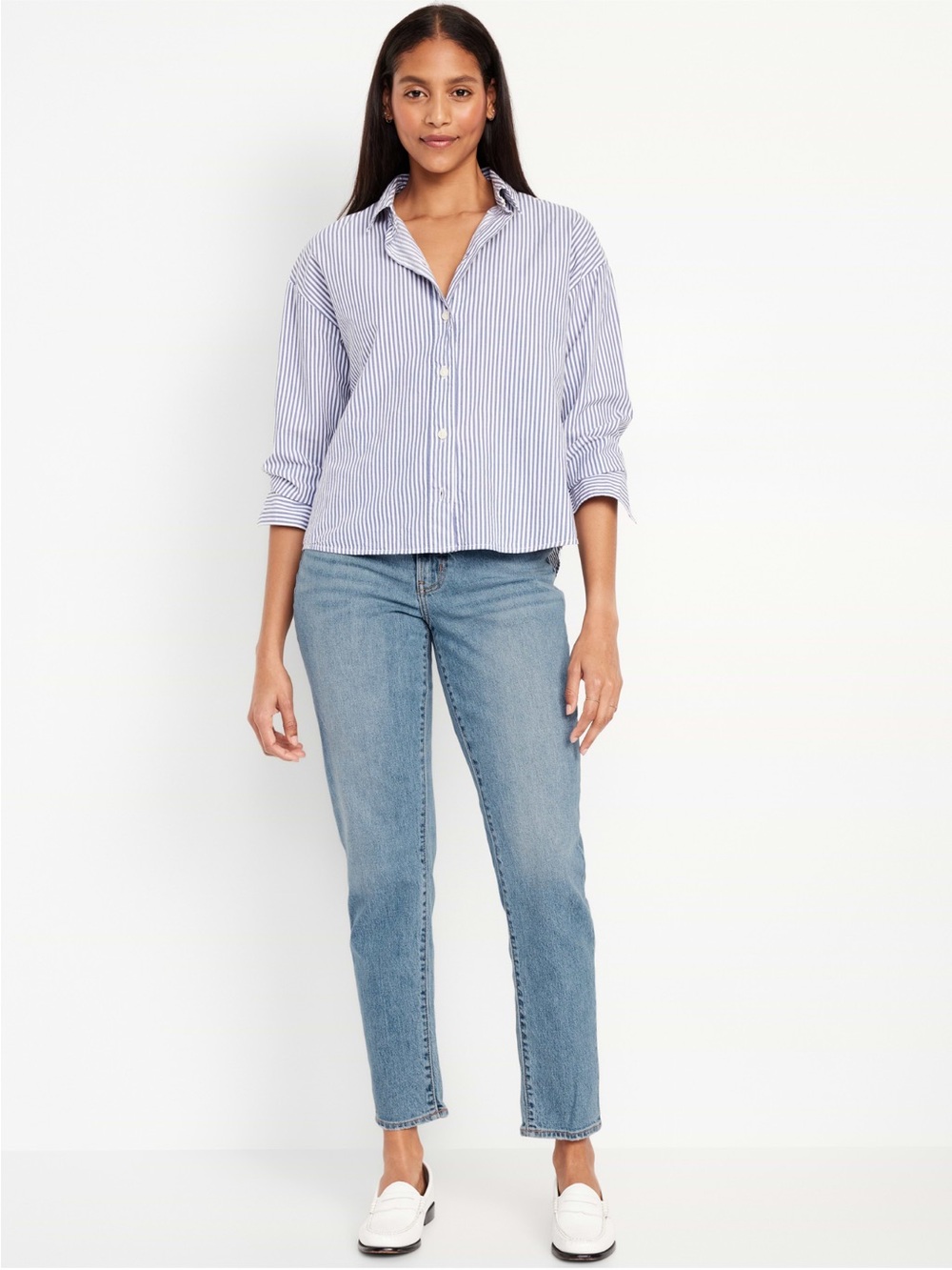 Curvy fit OG Straight-Leg Women’s Jeans - faded Light wash